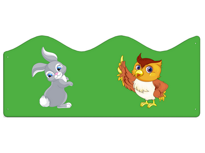 Ограждение фанерное Лесные просторы 1