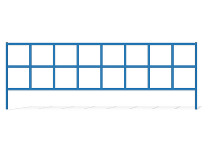 Ограждение металлическое Геометрическая четкость