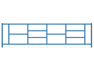 Ограждение металлическое Геометрическая четкость 1