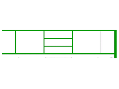 Ограждение металлическое Геометрическая красота 1