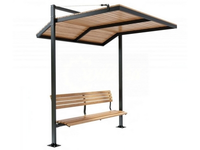 Теневой навес со скамейкой TORUDA 066